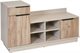 Image Bancă cu dulap Modern Visit New 122cm Cashmere/Craft Oak Gray
