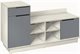 Image Bancă cu dulap Modern Visit New 122cm Craft Oak White/Slate Grey