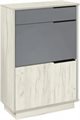 Image Dulap pentru încălțăminte Modern Visit New 60cm Craft Oak White/Slate Grey
