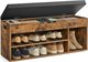 Image Bancă-rack pentru încălțăminte Vasagle LHS130B01 Rustic Brown/Black