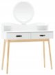 Image Туалетный столик Chomik PHO1602 White/Natural