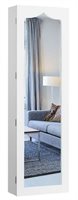 Image Шкаф-зеркало для украшений Costway HW63090WH White