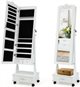 Image Шкаф-зеркало для украшений Costway JV10584WH White