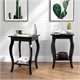 Image Комплект прикроватных тумбочек Costway HW65646BK-2 Black