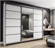 Image Шкаф-купе Prime Furniture Amo 250x200x62cm White/Black