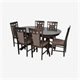 Image Комплект для кухни Evelin HV-33V Chocolate + 6 стульев Deepa R Chocolate/Ekea12 Dark Brown