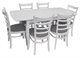 Image Комплект для кухни Evelin HV-29V White + 6 стульев COCO White/NV-10WP Grey