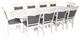 Image Комплект для кухни Evelin HV-33V White + 10 стульев HV-3167 White/NV-10WP Grey