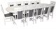 Image Set pentru bucătărie Evelin HV-33V White + 12  scaune DEPPA R White/NV-10WP Grey