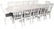 Image Комплект для кухни Evelin HV-33V White + 12 стульев Wenyi White/NV-10WP Grey