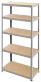 Image Стеллаж SDGroup Strategic 180x75x35см, Galvanized Inox