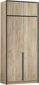 Image Шкаф Modern Alex антресоль 100см, Craft Oak Gray