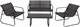 Image Комплект садовой мебели Jumi OM-319059 Anthracite/Black