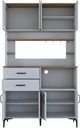 Image Буфет Mirage Meble JE208 (White/Walnut)