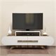 Image Тумба РТВ Mirage Meble Rose (White/Walnut)