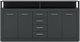 Image Тумба Mebel Elite Blago 190cm Anthracite