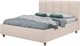 Image Кровать Confort Stenli Modern 160x200см Velluto 02 Beige/Walnut