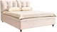 Image Кровать Confort Adele Modern 160x200 Velluto 02 Beige/Walnut