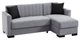 Image Canapea colț Fabulous Oskar 51-002, Gray Light