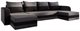 Image Canapea in forma de U Space Meble Hewlet U Bis Mikrofaza 27/Mikrofaza 15 (Gray/Black)