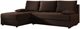 Image Диван угловой Space Meble Mos L Cosmic 800, Brown