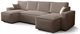 Image Canapea în formă de U Space Meble Ambro U Poso 02, Dark Beige
