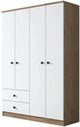 Image Dulap Mirage Meble BA108 S 4D2S Walnut/White