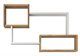 Image Полка Bratex Trio 005, Wotan Oak/White