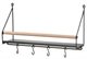 Image Вешалка Ikea Akerbruk 42x12x26см черный/натуральный