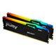 Image Memorie RAM Kingston FURY Beast RGB Kit 16GB DDR5-6000MHz (KF560C36BBEAK2-16)