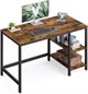 Image Masa de birou Vasagle LWD47X, Rustic Brown/Black