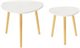 Image Set de mese de cafea Chomik FAT2275, White/Natural