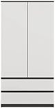 Image Шкаф TopEshop Malwa SS-90, Anthracite/White