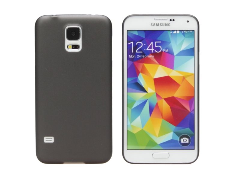 Image Чехол-накладка для Samsung Galaxy S5 SM-G900F (Gray) 0.3 mm
