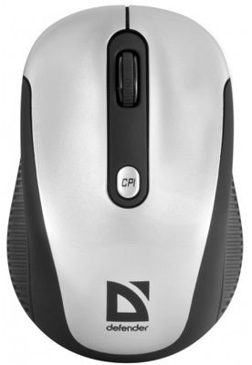 Image Мышь Defender Optimum MS-125 USB Silver/Black