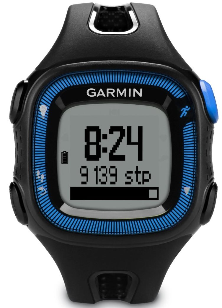 Image Смарт-часы Garmin Forerunner 15 Bundle GPS HRM Large Black Blue