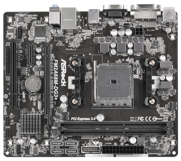 Image ASRock FM2A68M-DG3+