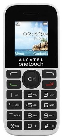 Alcatel 1016D DUOS/ WHITE 