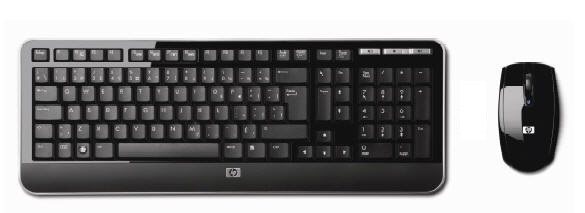Image Беспроводной комплект клавиатура + мышь HP 2.4 GHz Wireless Combo USB Retail Black (G1K29UT)