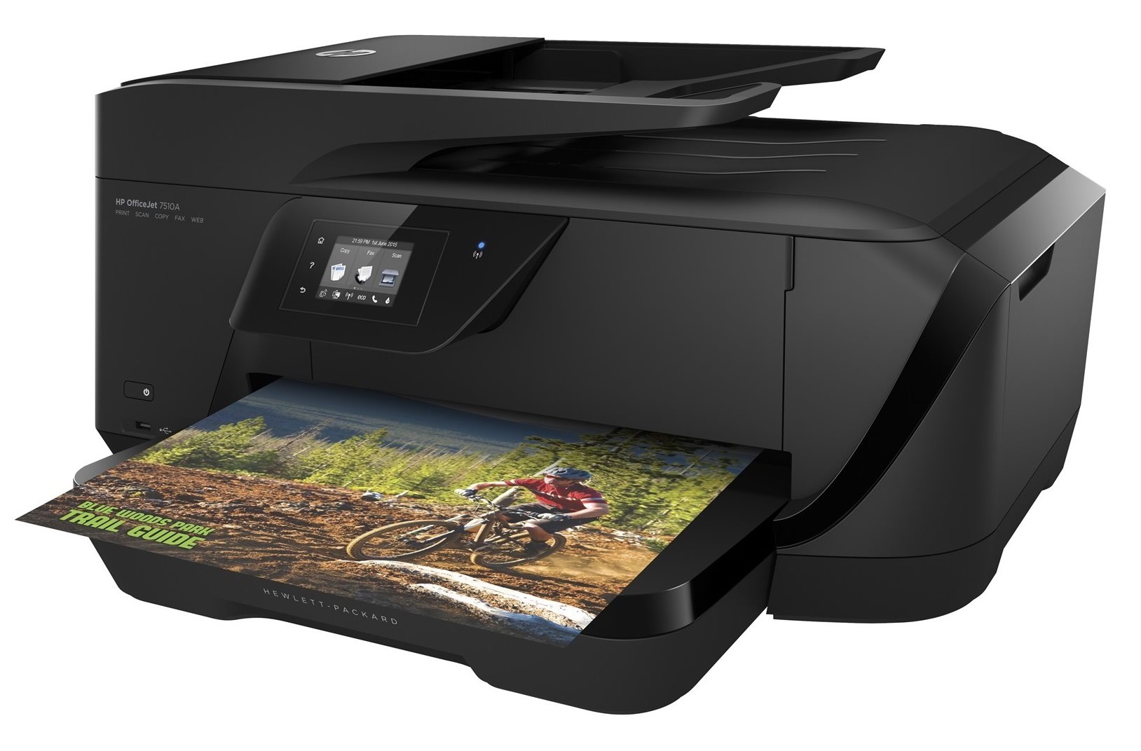 Image МФУ HP OfficeJet 7510 WF All-in-One Printer Black (G3J47A)
