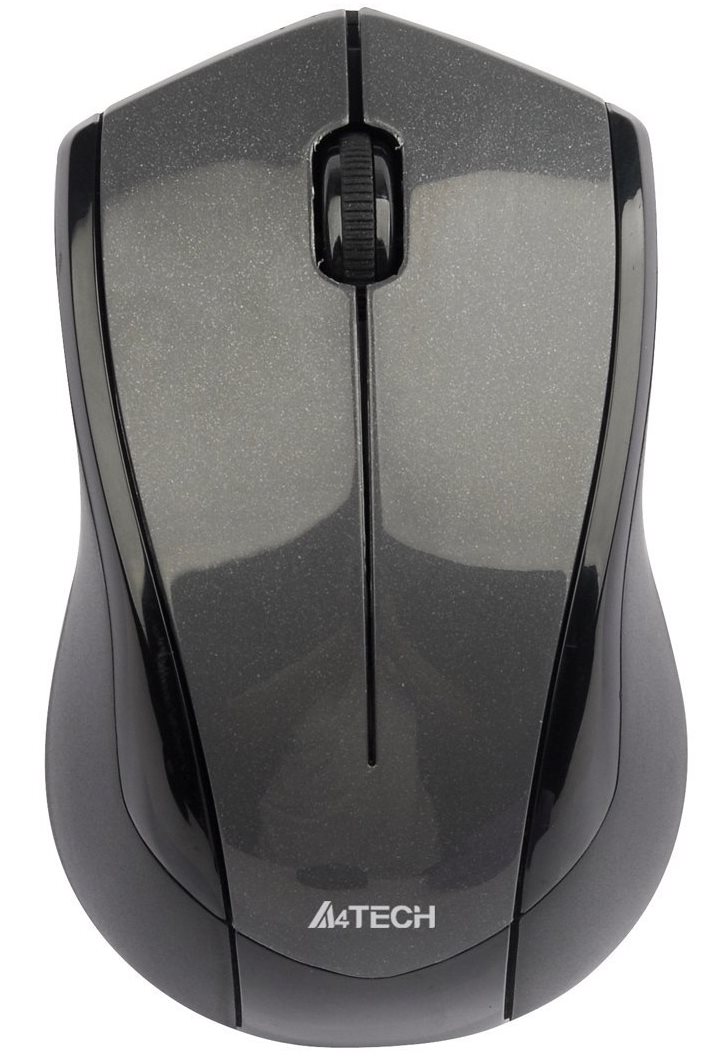 Image Беспроводная мышь A4Tech A4-G7-400N-1 V-Track USB Glossy Grey Black