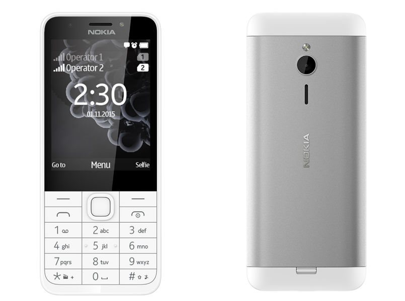 Nokia 230 DUOS/ SILVER WHITE