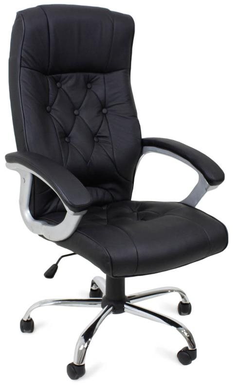 Офисное кресло DP BX-3707 Black (piele naturala)
