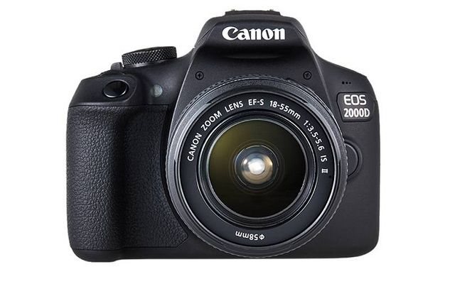 Aparat foto Canon EOS 2000D Bk + EF-S 18-55 IS II