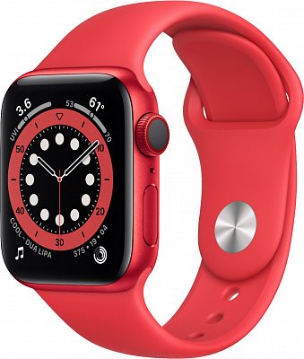 Умные часы Apple Watch Series 6 GPS 44mm M00M3 Red