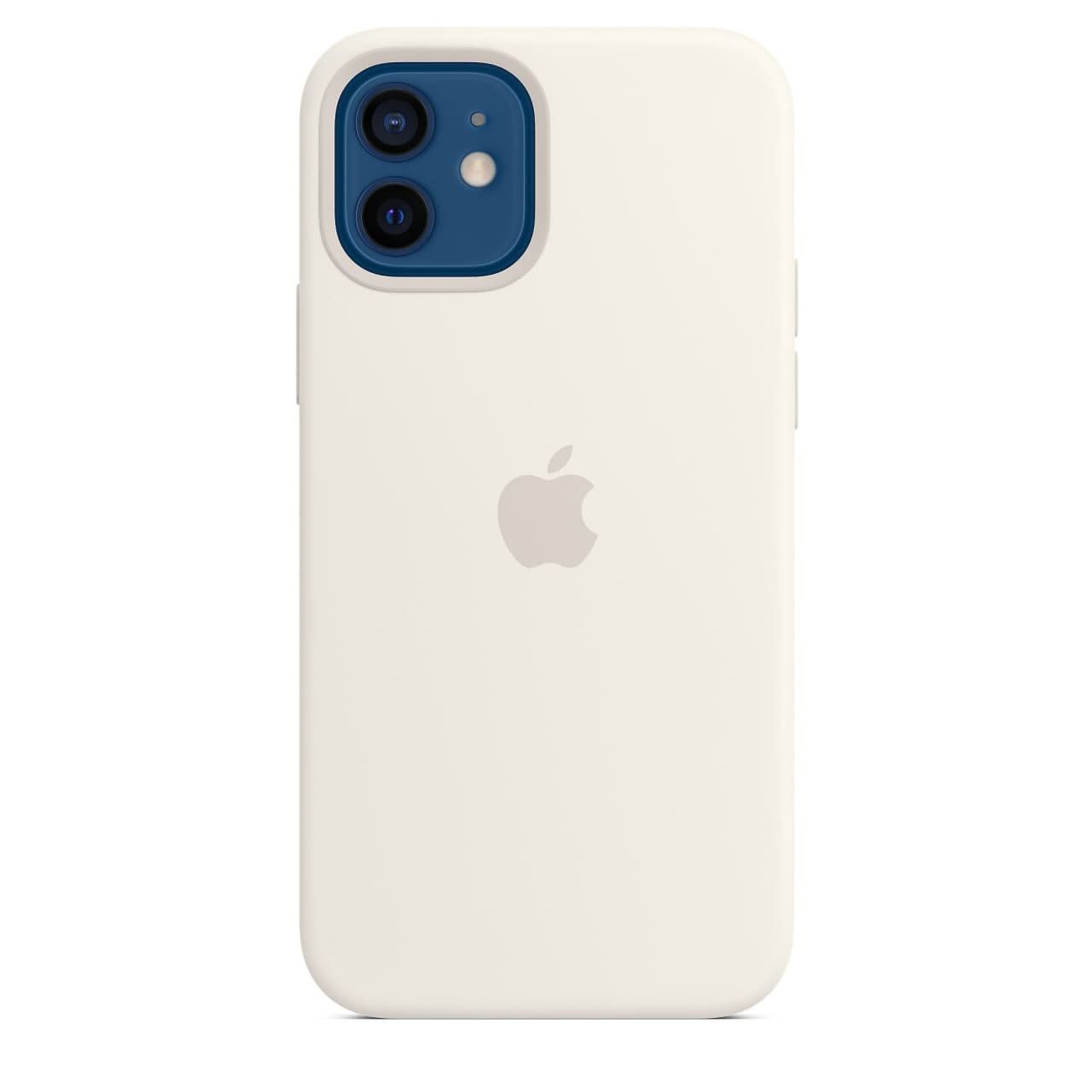 Apple Silicone Case iPhone 12 / 12 Pro White