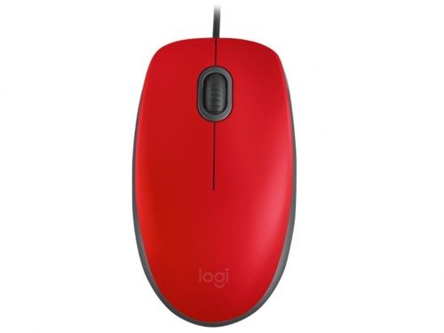 Компьютерная мышь Logitech Mouse M110 Silent Red