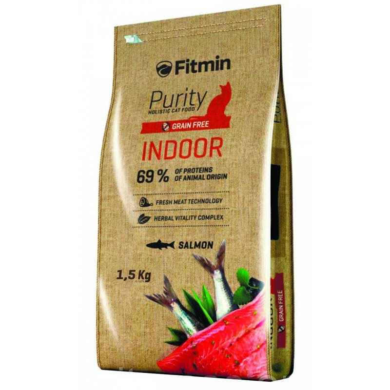 Корм для кошек Fitmin Purity Indoor 1.5kg