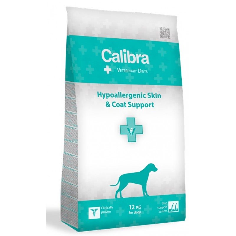 Hrana uscata pentru caini Calibra VD Dog Hypoallergenic Skin & Coat Support 12 kg