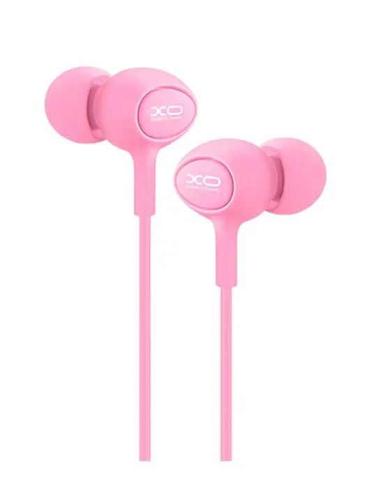 Наушники XO earphones S6 Candy music Pink